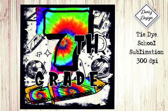 7th-Grade School PNG for Embroidery Projects