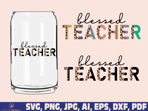 A Designer's Look at the Blessed Teacher Leopard Cheetah Print
