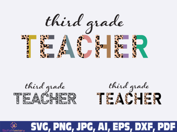 A Designer's Take on the Third Grade Teacher Half Leopard