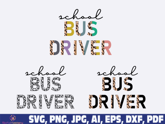 A Designer’s Take on the School Bus Driver Half Leopard