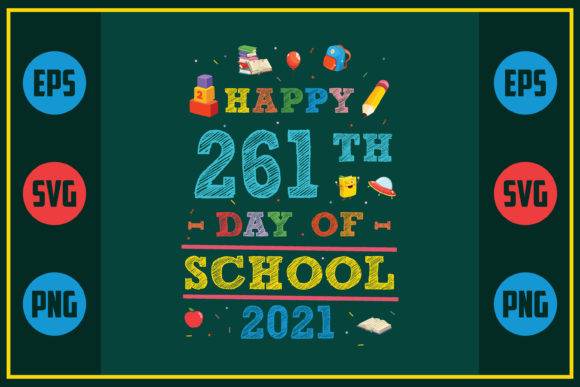 Celebrating 261 Days of School with Embroidery