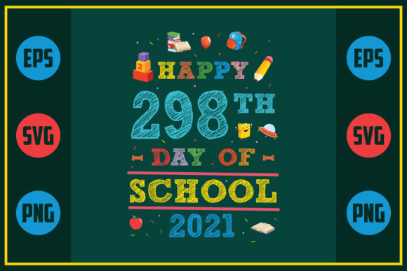 Celebrating 298 Days of School with Embroidery