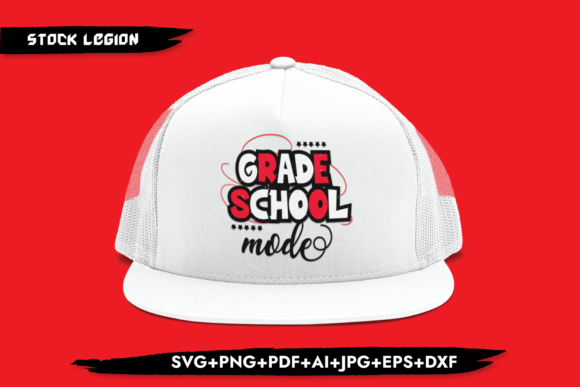 Grade School Mode: A Fresh Embroidery Design for Kids