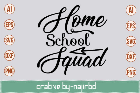 Home School Squad: A Versatile Embroidery Design