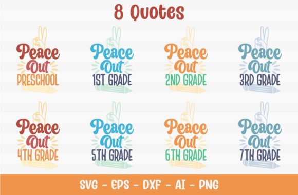 Peace out School Quotes: A Fresh Take on Embroidery