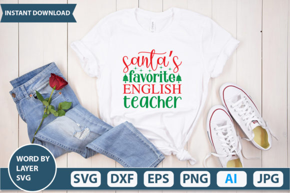 Santa’s Favorite English Teacher Design Review