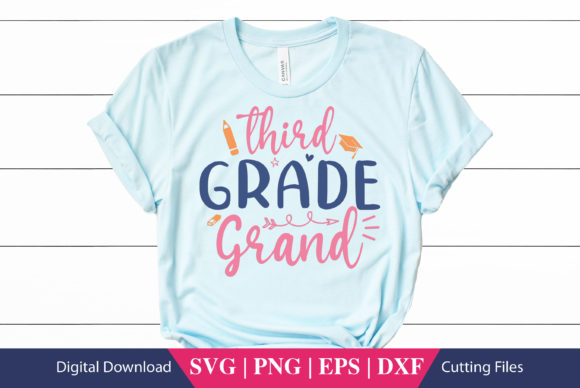 Third Grade Squad School Embroidery Design